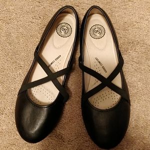 SO Shoes - So Brand Black Leather-like Ballet Flats SO Shoes - So Brand Black Leather-like Ballet Flats